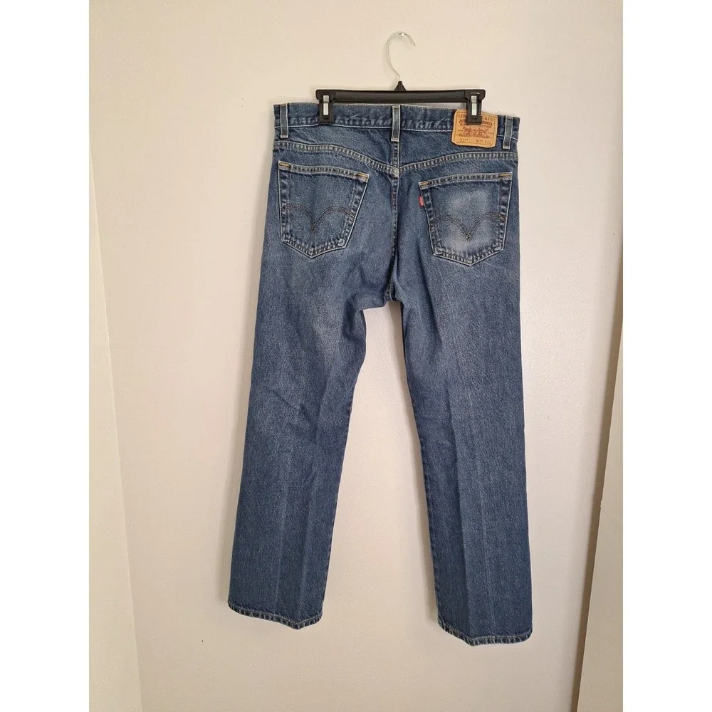Levi's 517 Jeans 36x30 Bootcut Blue Denim